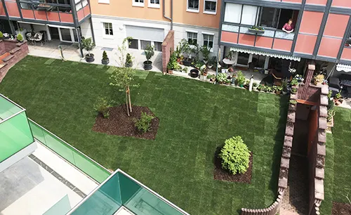 Gewerbliche Gartenanlage