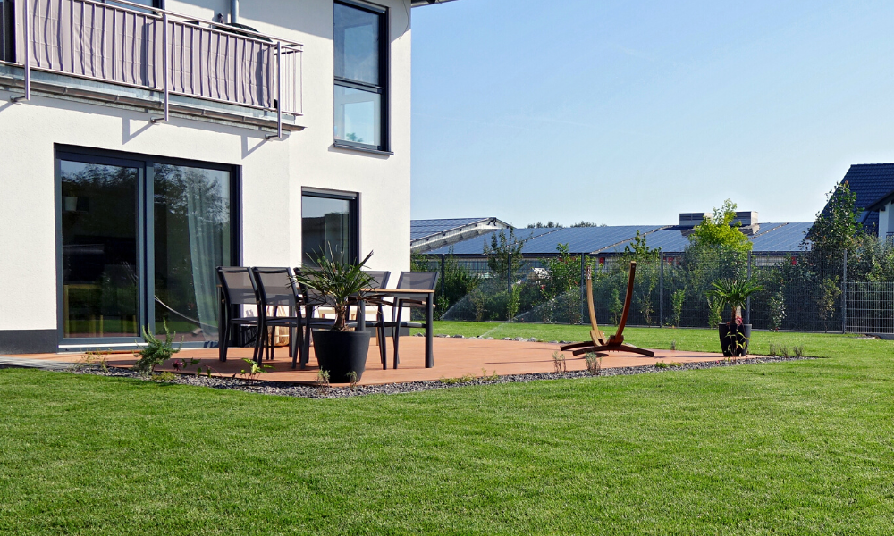Gewerbliche Gartenanlage
