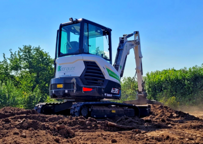 Bobcat E35z im Firmendesign