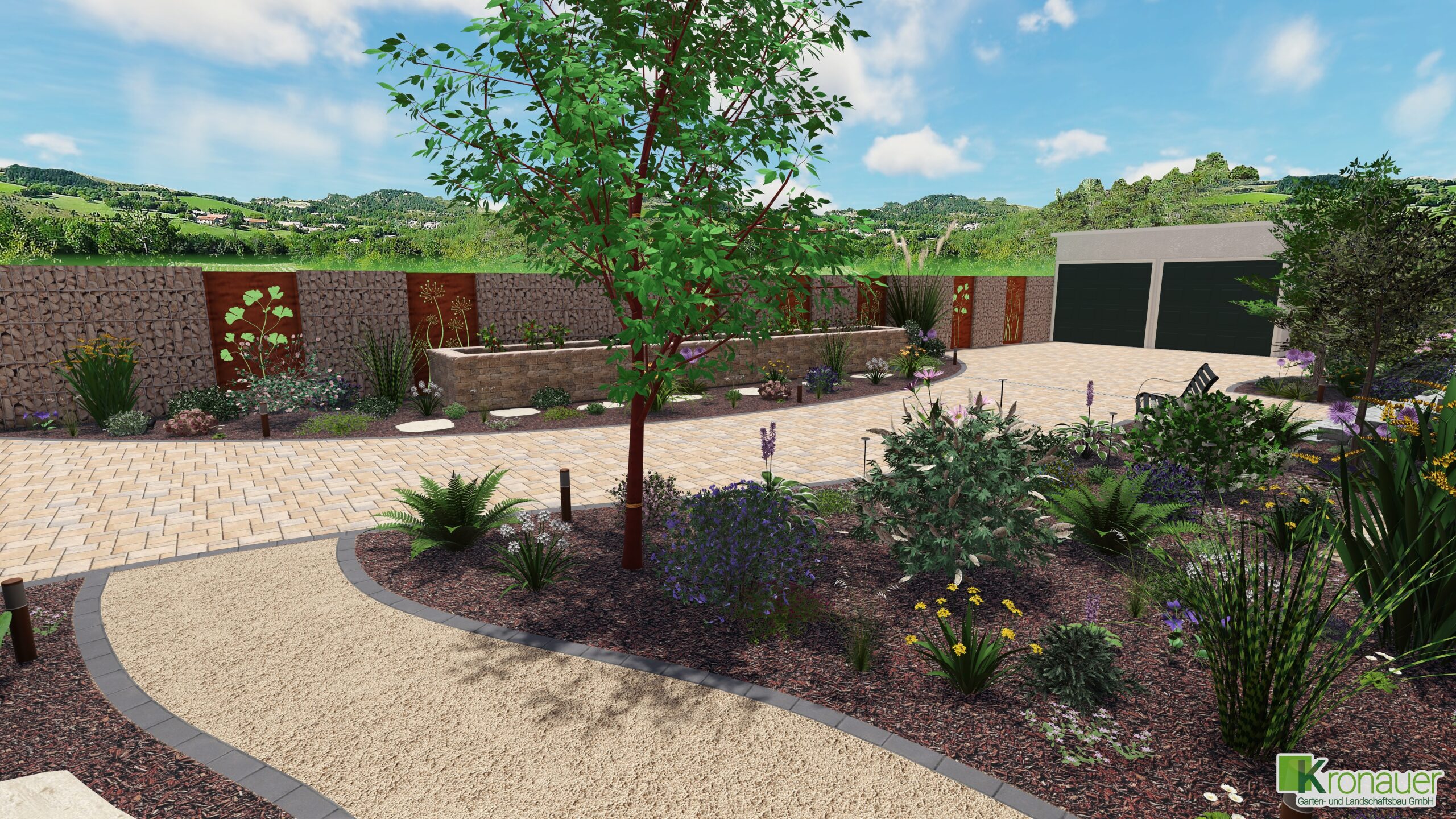 3D-Visualisierung von Kronauer Garten- und Landschaftsbau GmbH 3D-Visualisierung von Kronauer Garten- und Landschaftsbau GmbH